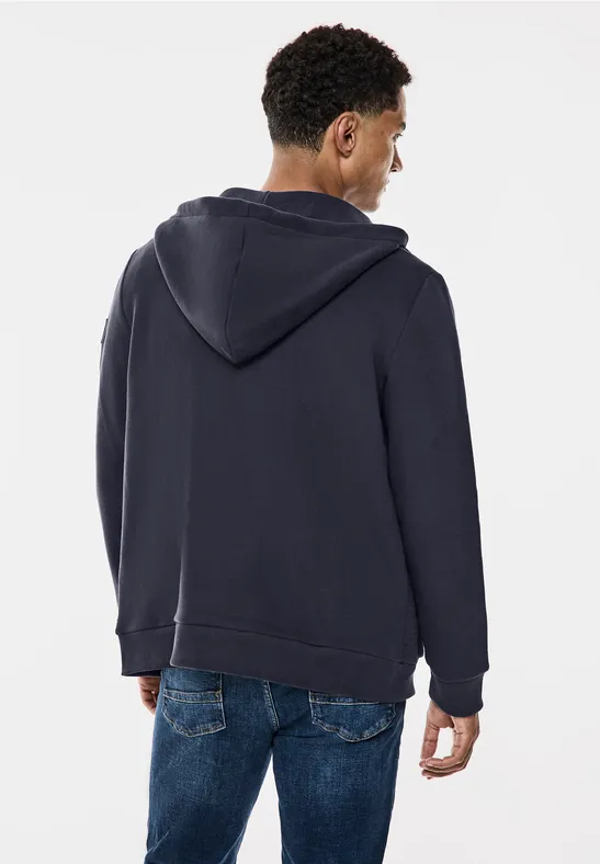 Street One Sweatjacke mit Materialmix Begrenztes Angebot