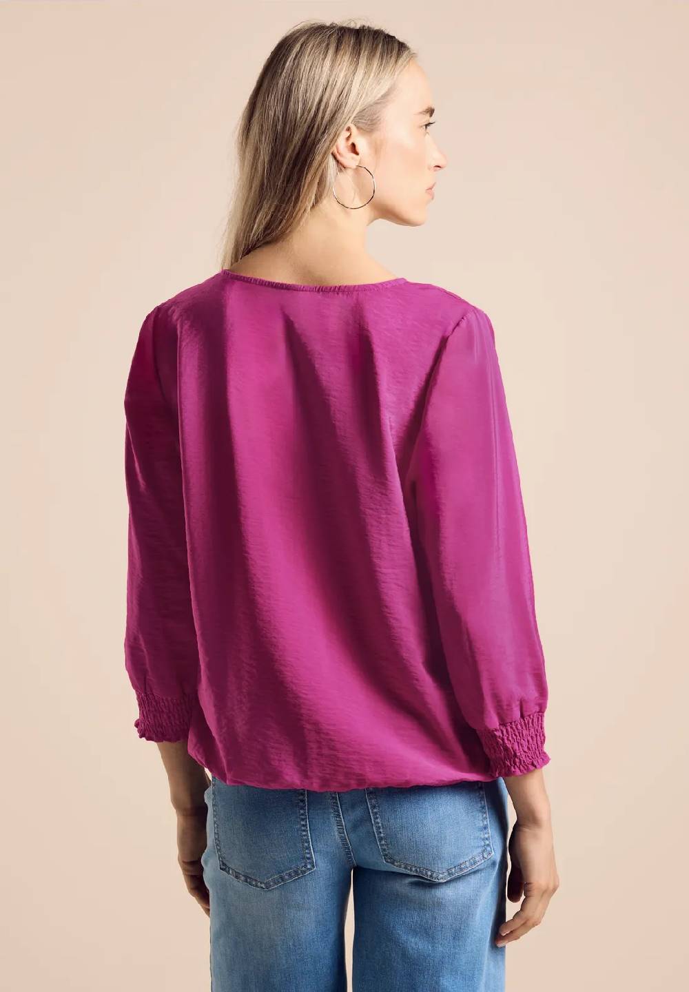 Street One Bluse mit Smock-Detail Kauf eins, bekomm eins gratis