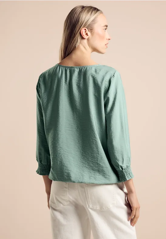 Street One Bluse mit Smock-Detail Tägliche Deals