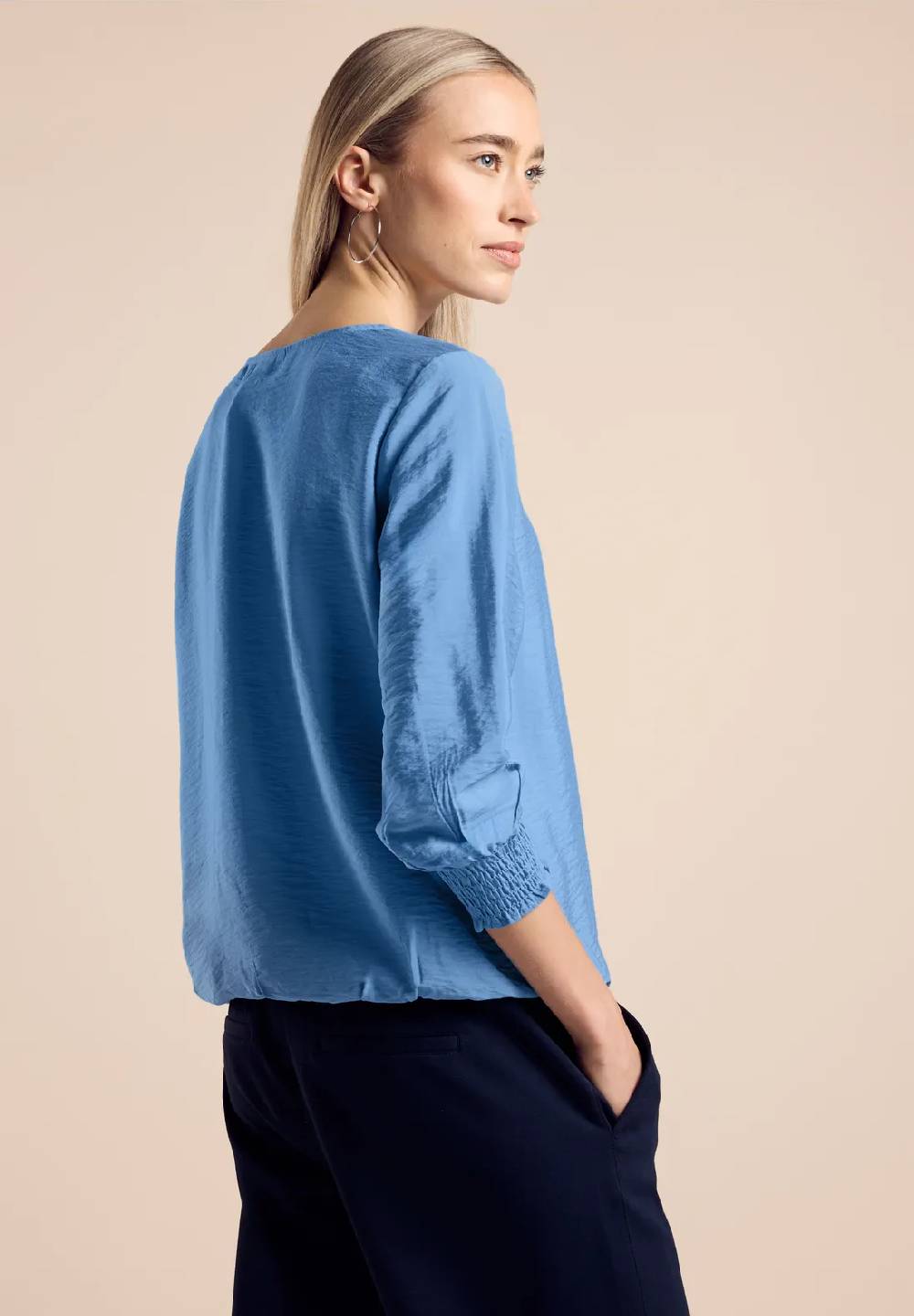Street One Bluse mit Smock-Detail Sonderangebote