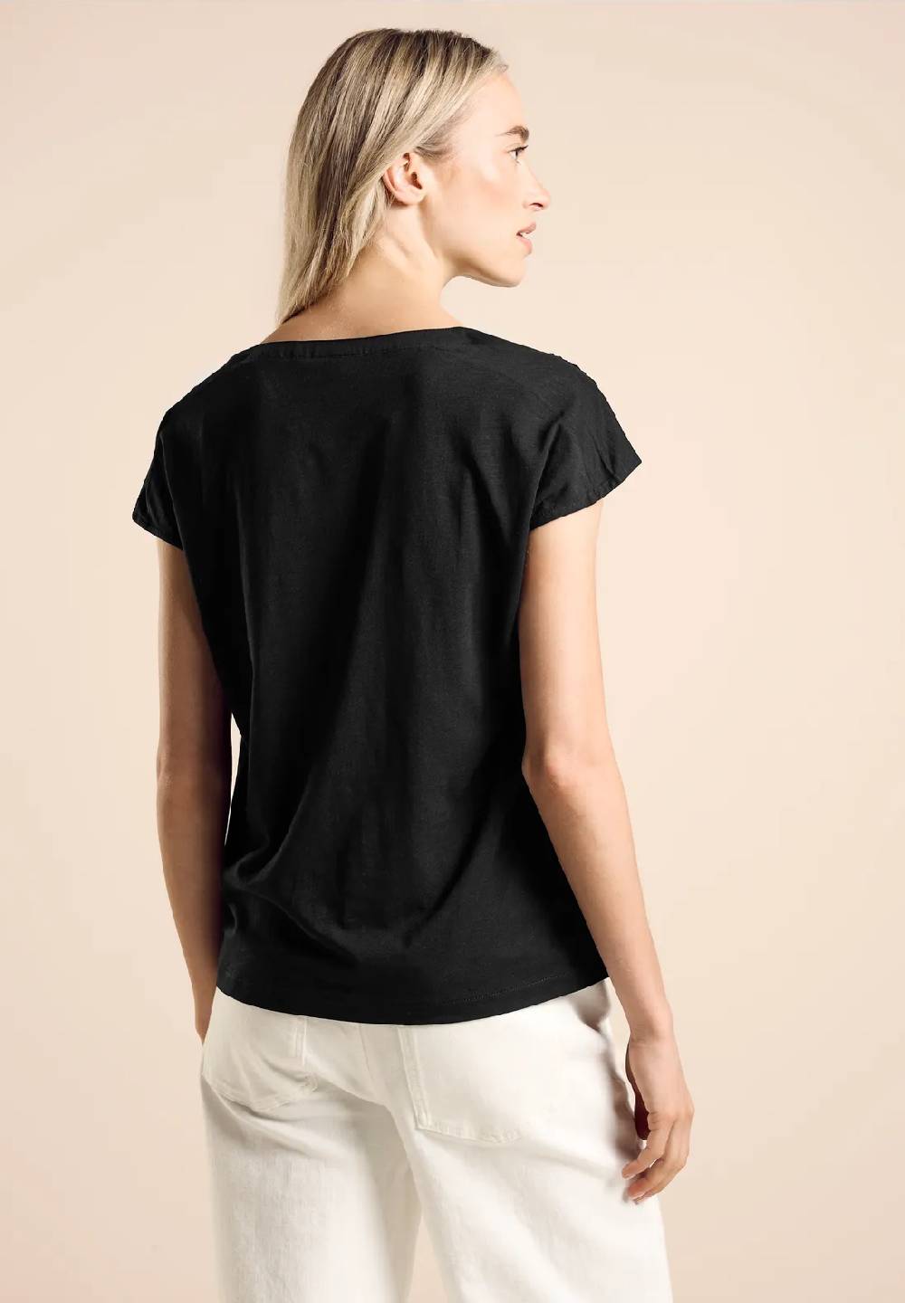 Street One Jersey-T-Shirt Bis zu 50% Rabatt