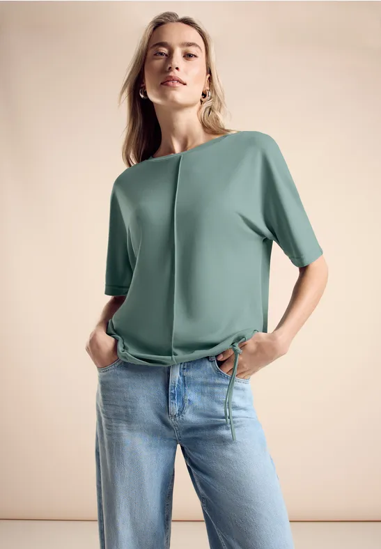Street One T-Shirt mit Tunnelzug Bis zu 65% Rabatt