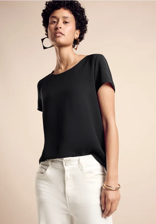Street One Materialmix-T-Shirt Discount Store für neue Produkte