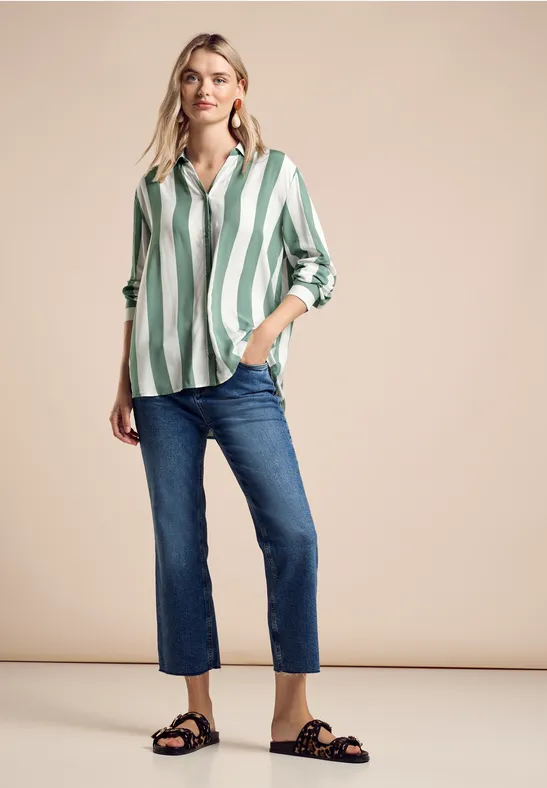 Street One Gestreifte Bluse 50% Rabatt mit kostenlosem Versand