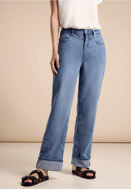 Street One Straight Leg Jeans Im Verkauf