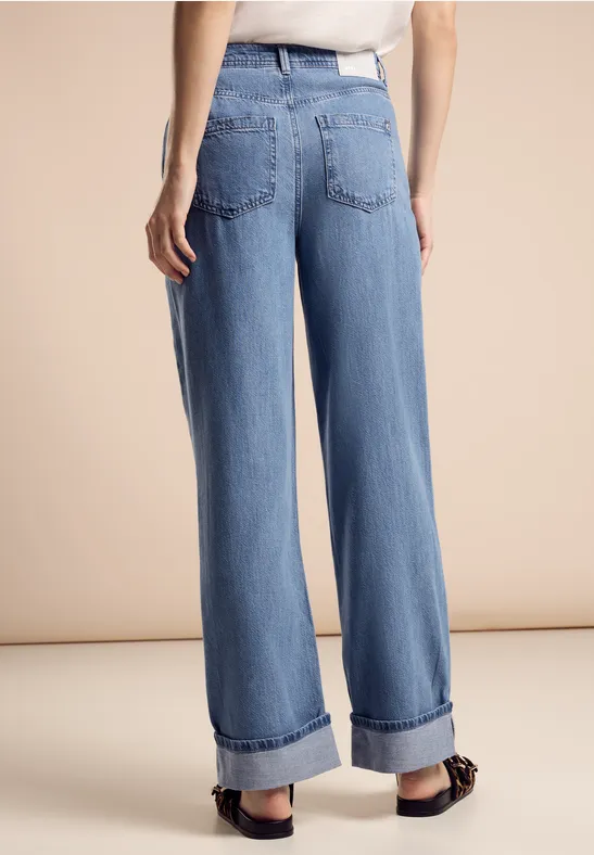 Street One Straight Leg Jeans Im Verkauf
