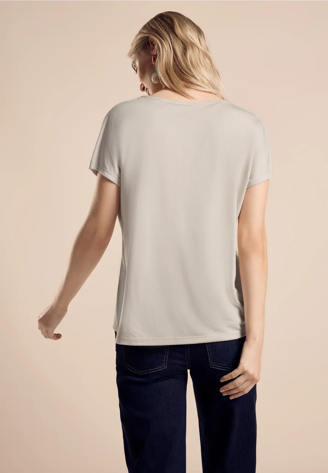 Street One Shirt im Silk-Look 50% Rabatt für begrenzte Zeit