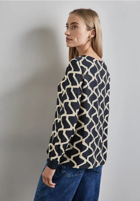 Street One Bluse mit Tape-Details im Angebot