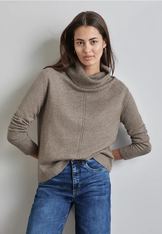 Street One Rollkragen Sweater Günstiger Verkauf