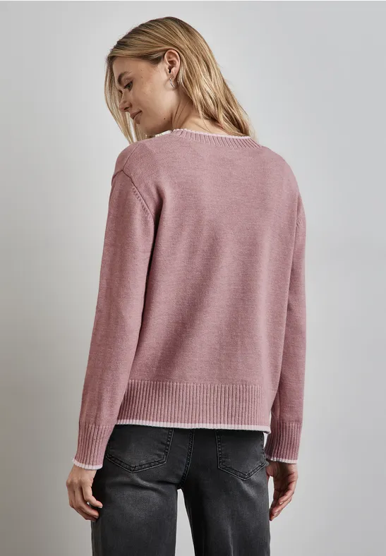 Street One Cardigan mit Tipping Fabrikverkauf