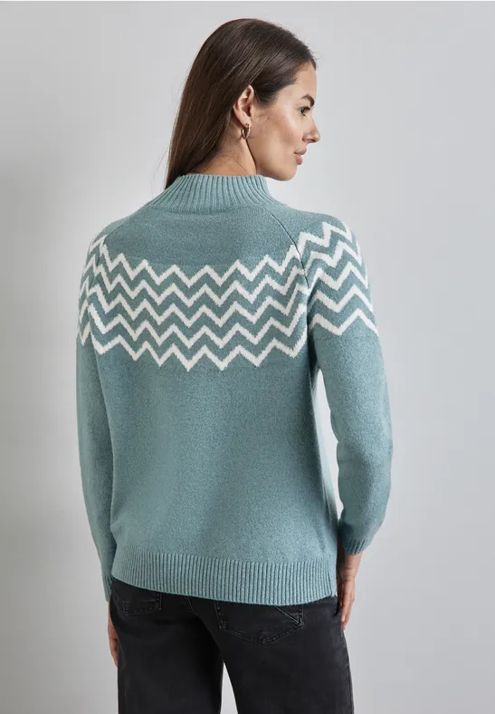 Street One Pullover mit Stehkragen Limitierter Zeitrabatt