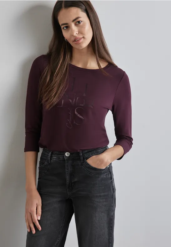 Street One Shirt mit Artwork Günstig kaufen