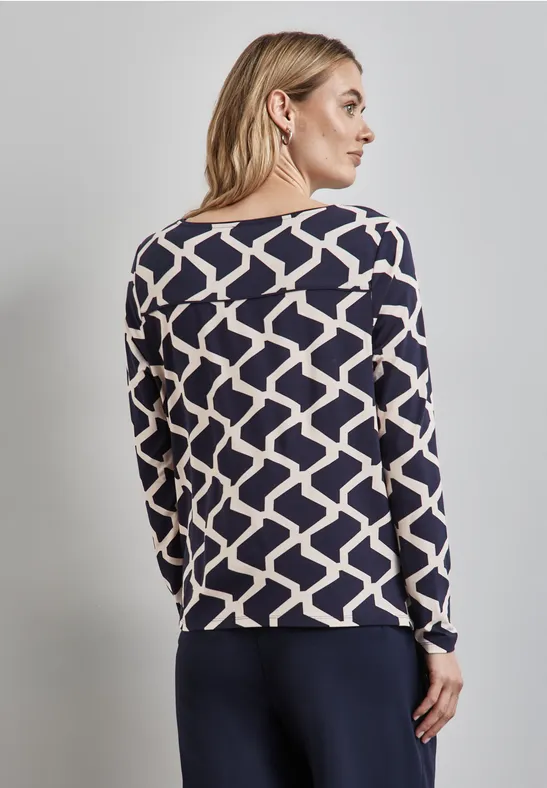 Street One Bedrucktes Langarmshirt Flash Sale