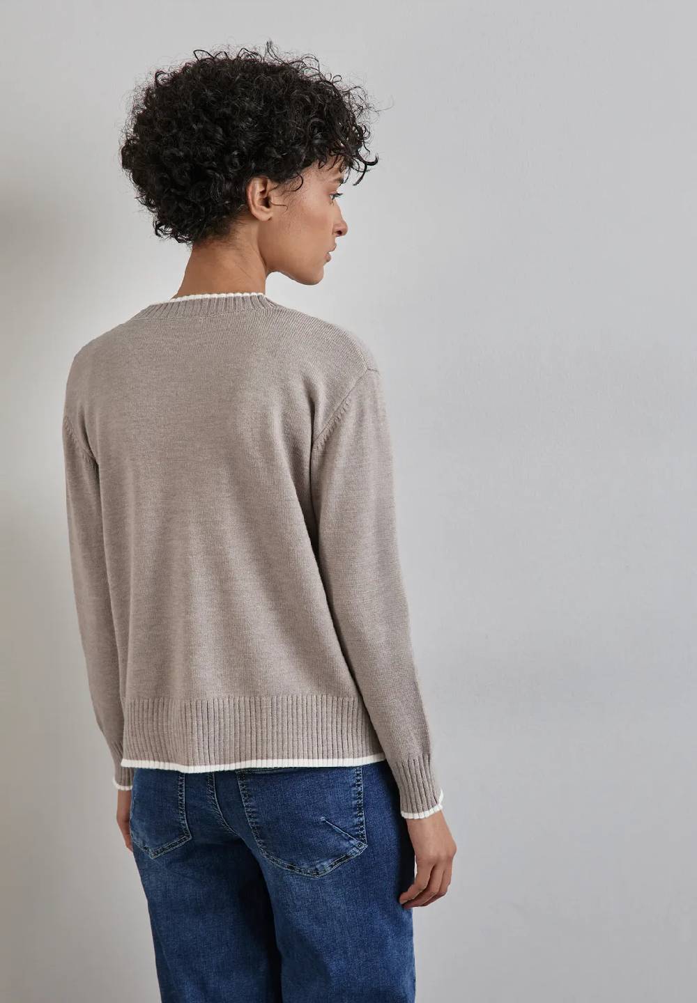 Street One Cardigan mit Tipping Begrenztes Angebot