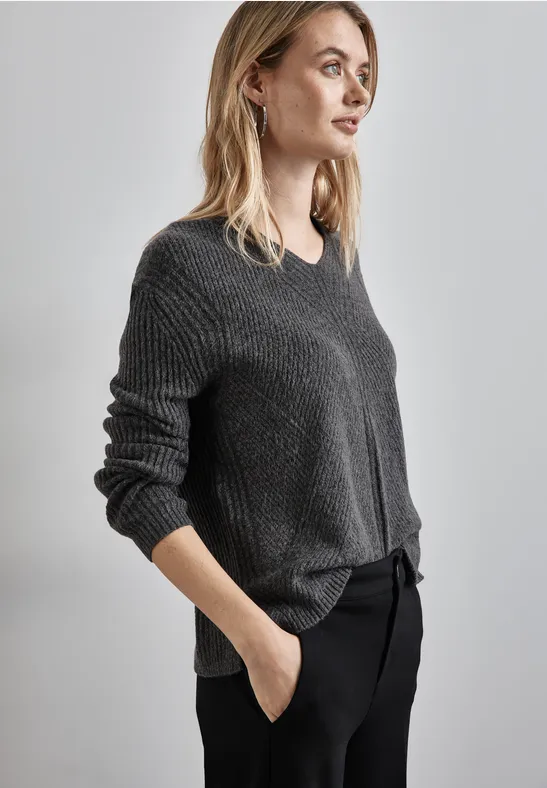 Street One Struktur-Pullover Black Friday