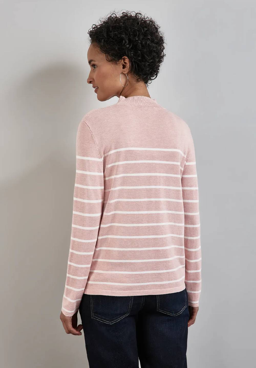 Street One Gestreifter Basic Pullover Jubiläumsangebot