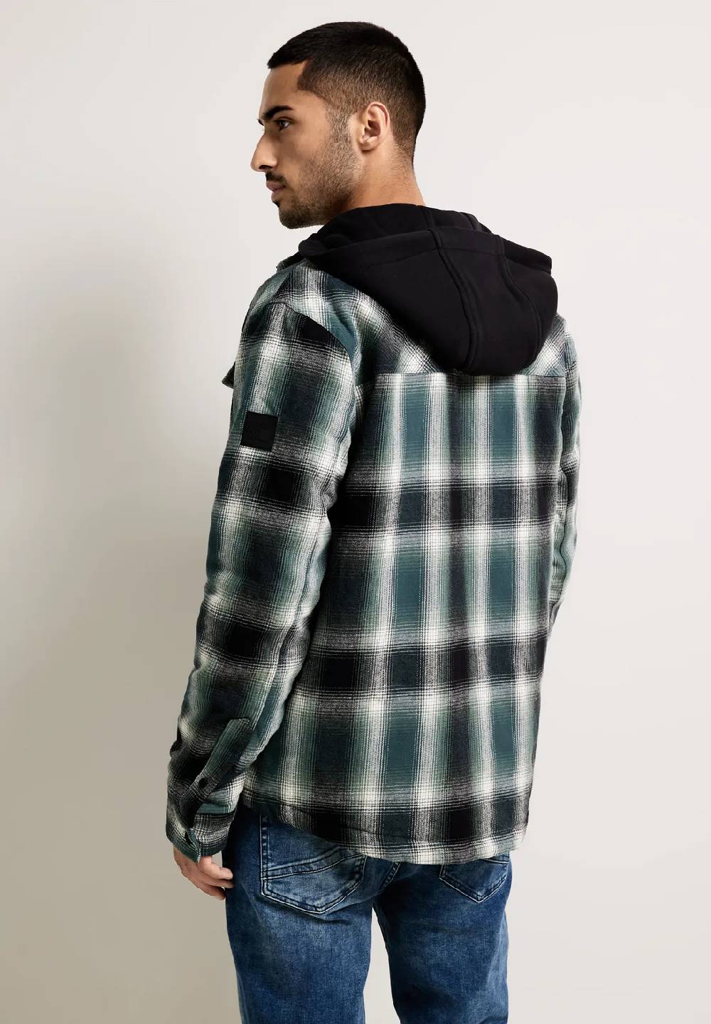 Street One Padded Overshirt mit Kapuze Blitzangebot