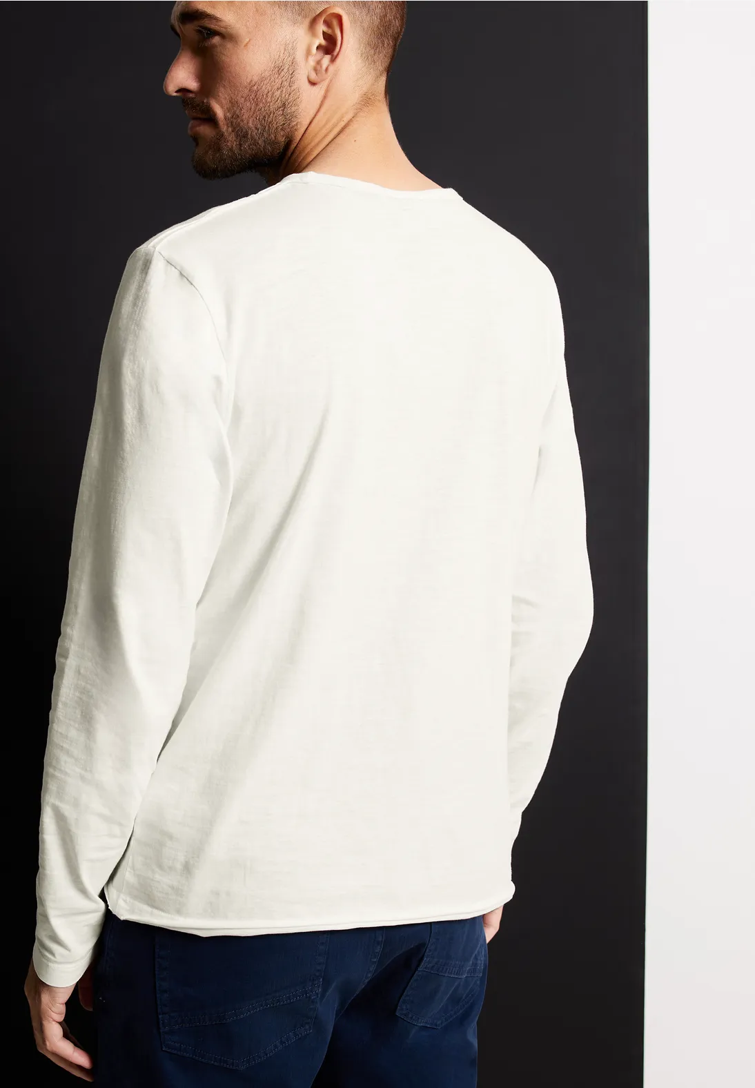 Street One Slub Langarmshirt Tägliche Deals