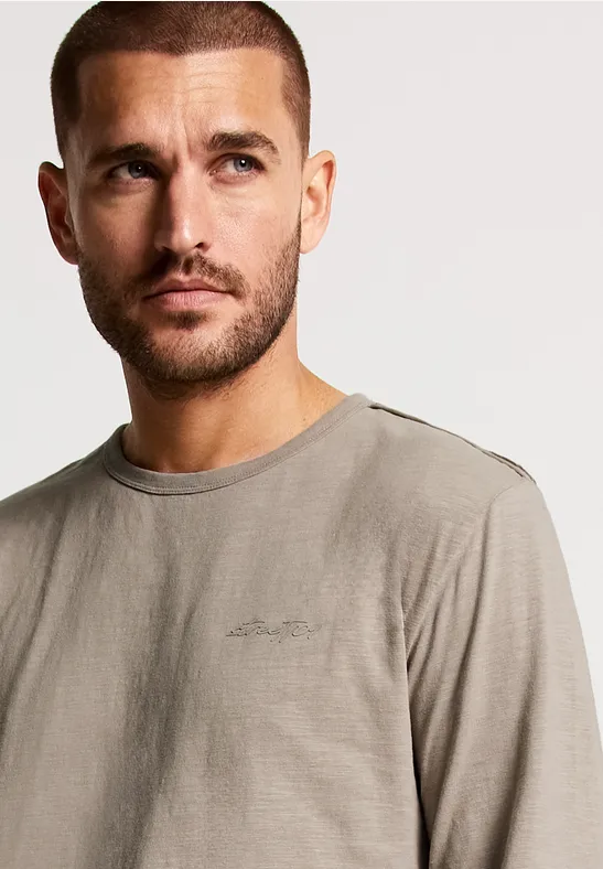Street One Slub Langarmshirt Sonderangebote