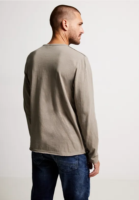 Street One Slub Langarmshirt Sonderangebote