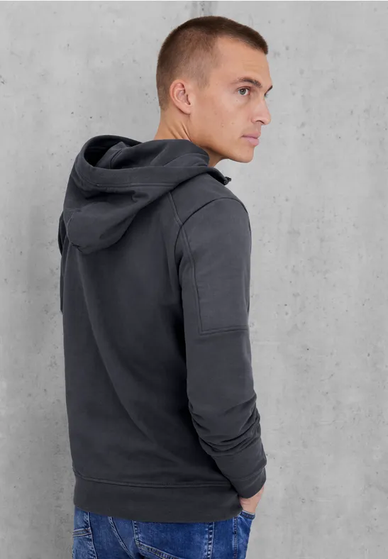 Street One Sweatshirtjacke mit Kapuze Kostenlose Rückgabe