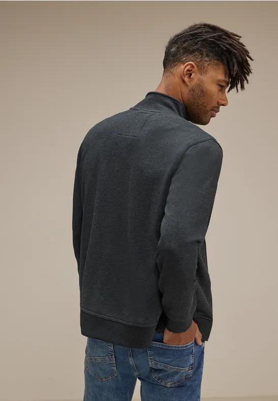 Street One Strukturmix Sweatjacke Sonderangebot der Fabrik