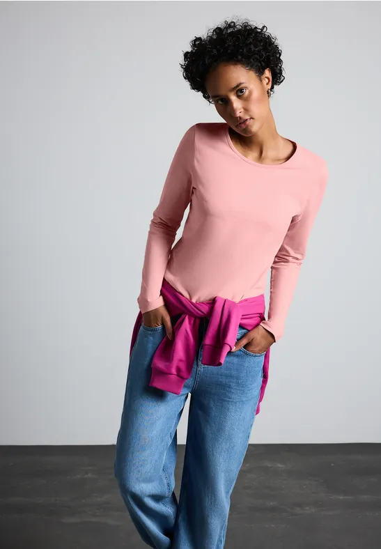 Street One Basic Langarmshirt Riesige Rabatte