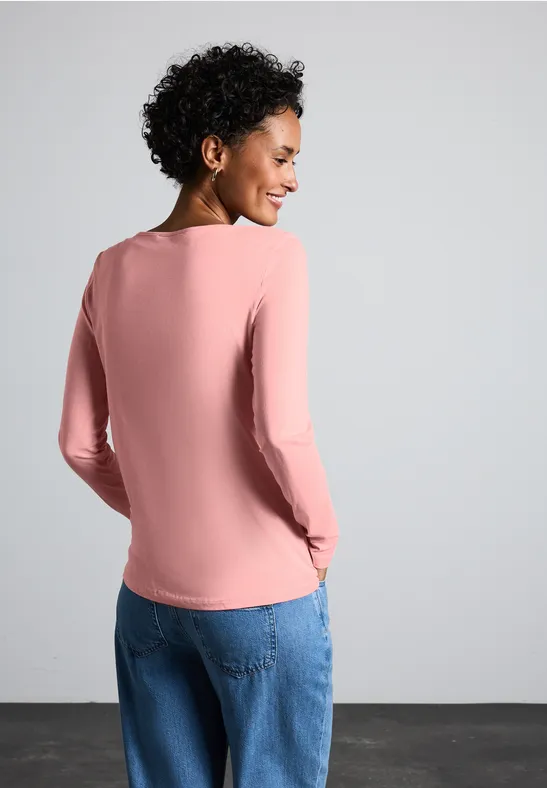 Street One Basic Langarmshirt Riesige Rabatte