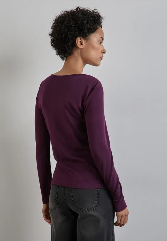 Street One Shirt mit Herzausschnitt Kostenloser Versand international