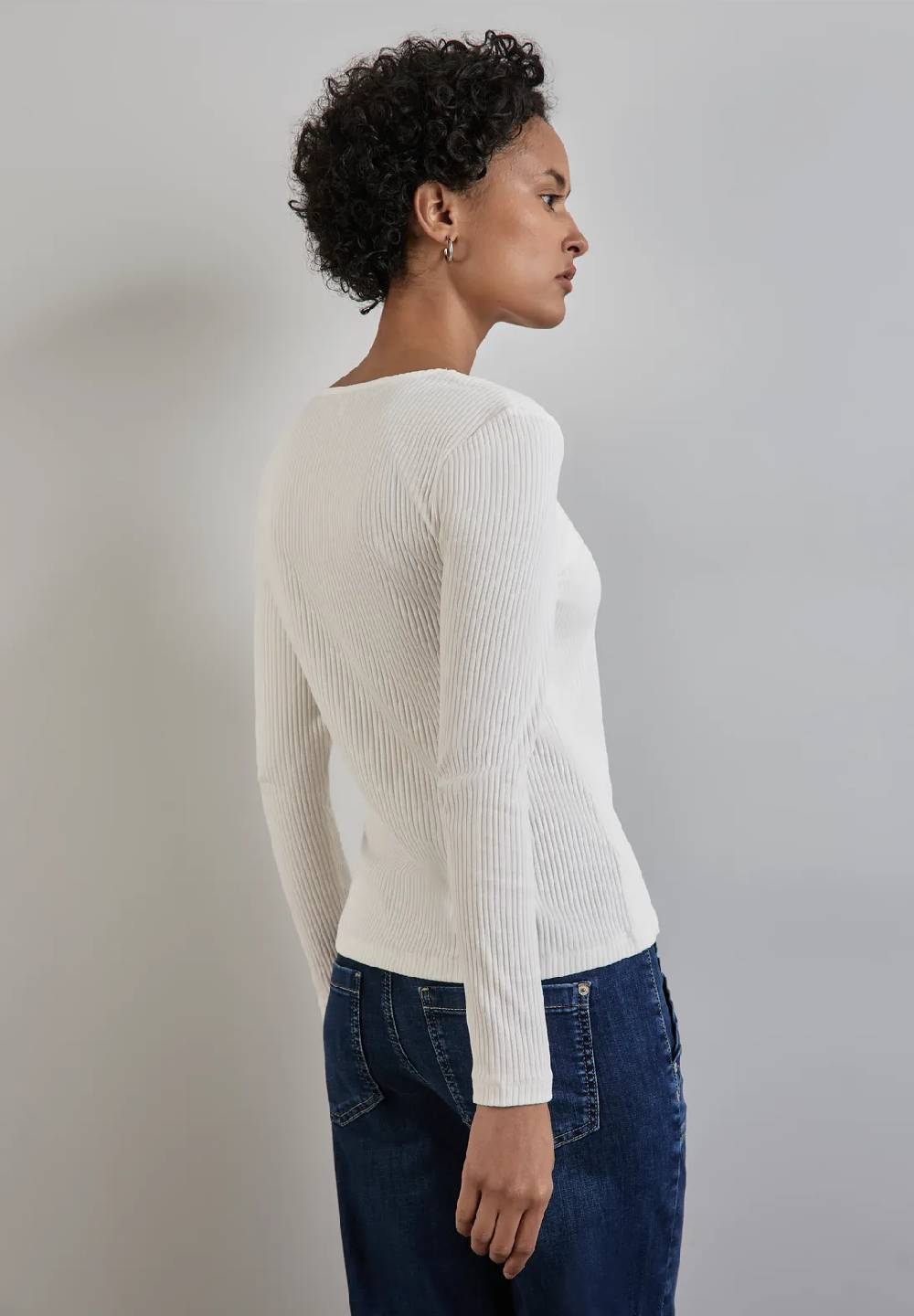 Street One Shirt mit Herzausschnitt Im Verkauf