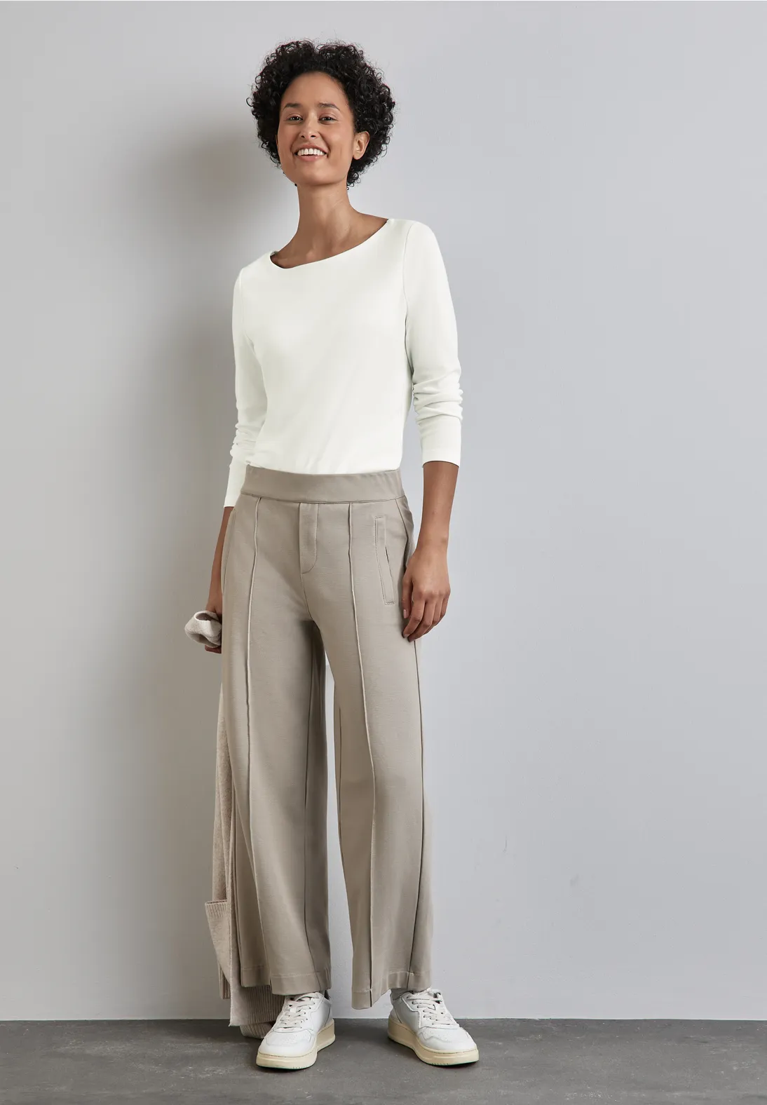 Street One Shirt mit U-Boot-Ausschnitt