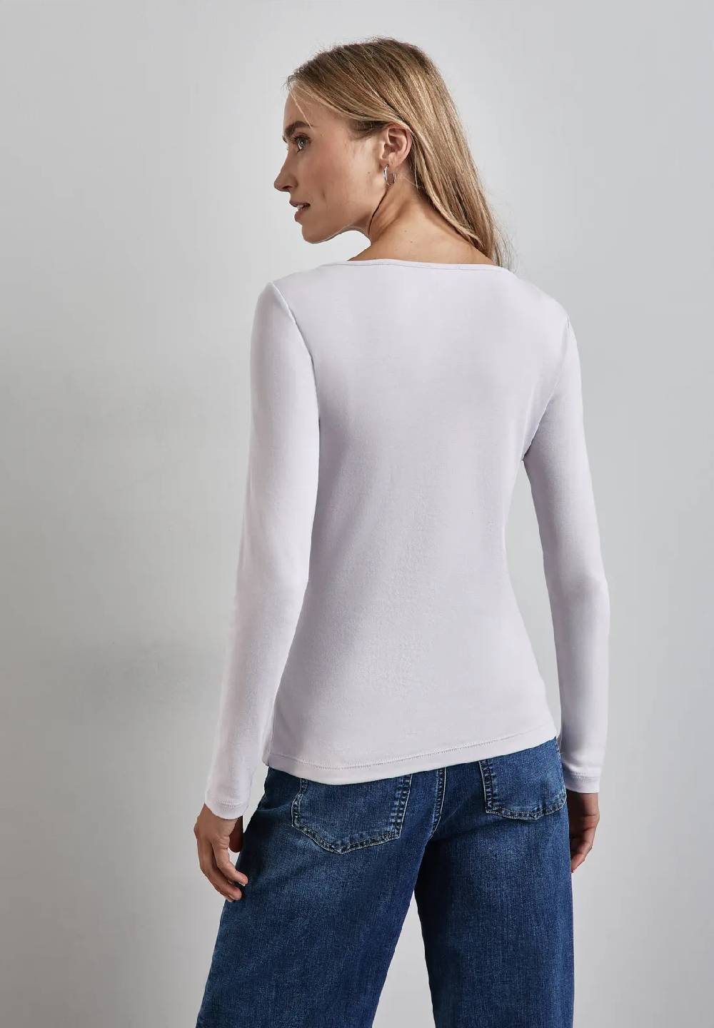 Street One Shirt mit U-Boot-Ausschnitt Hotsell