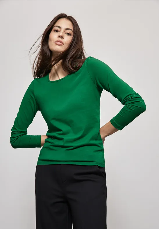 Street One Basic Langarmshirt Schlussverkauf