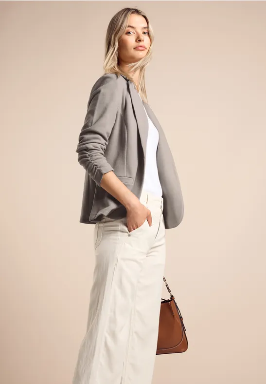 Street One Basic Blazer mit Raffungen Blitzverkäufe