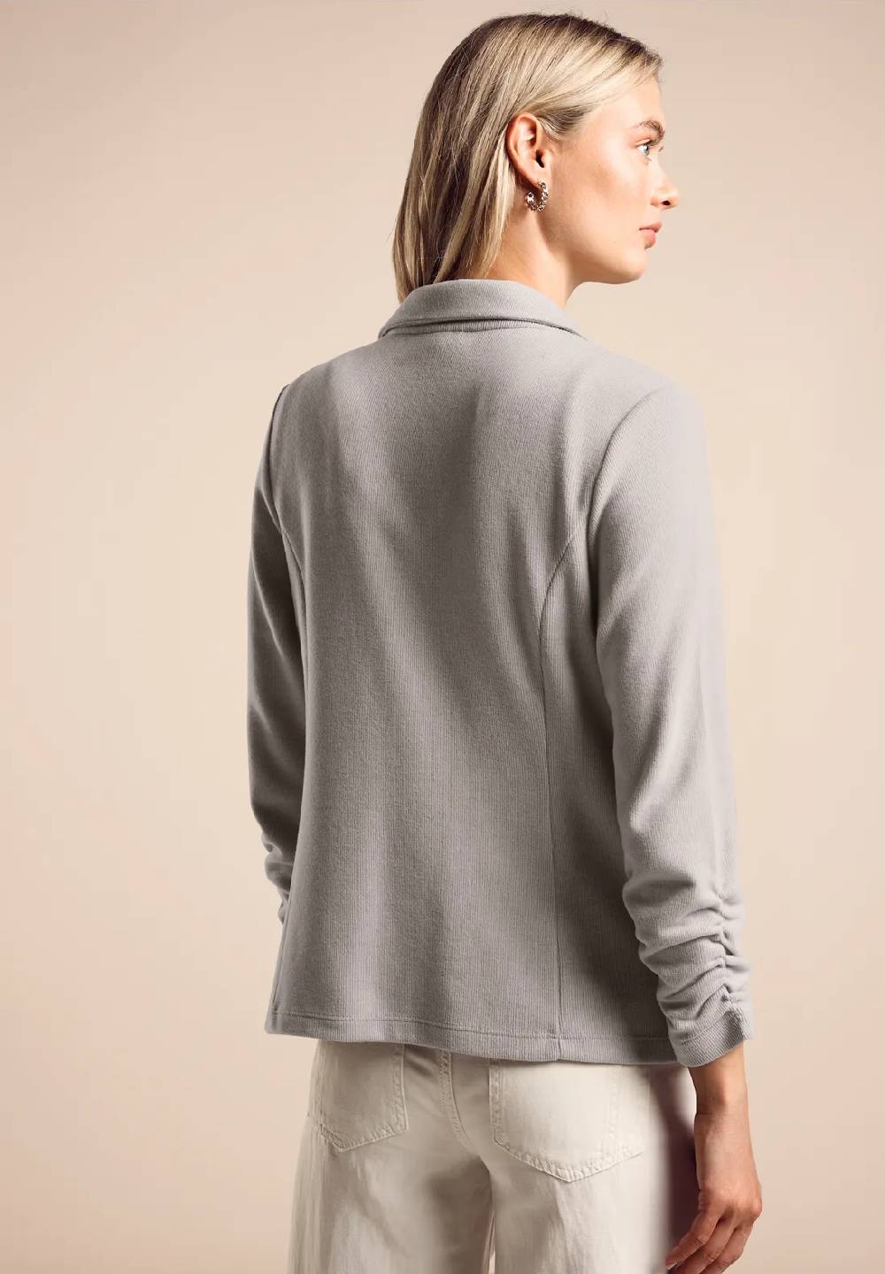 Street One Basic Blazer mit Raffungen Blitzverkäufe