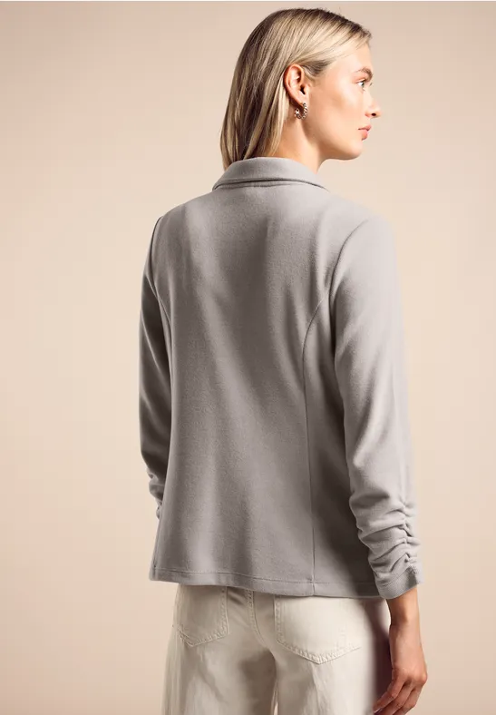 Street One Basic Blazer mit Raffungen Blitzverkäufe