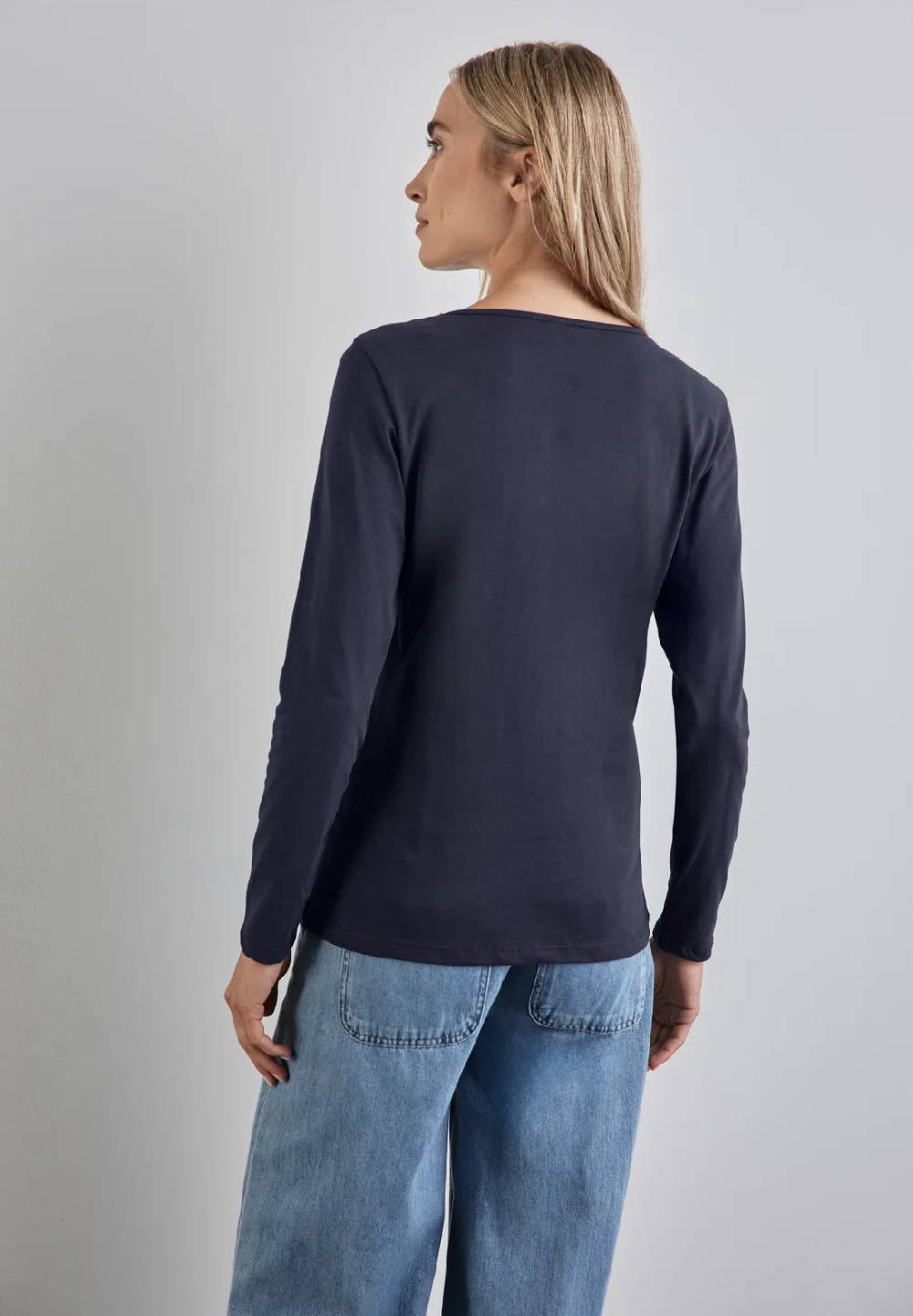 Street One Basic Langarmshirt Kostenloser Versand