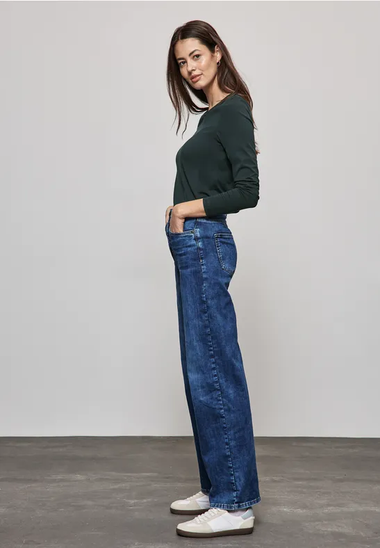 Street One Basic Langarmshirt Fabrik Onlineshop