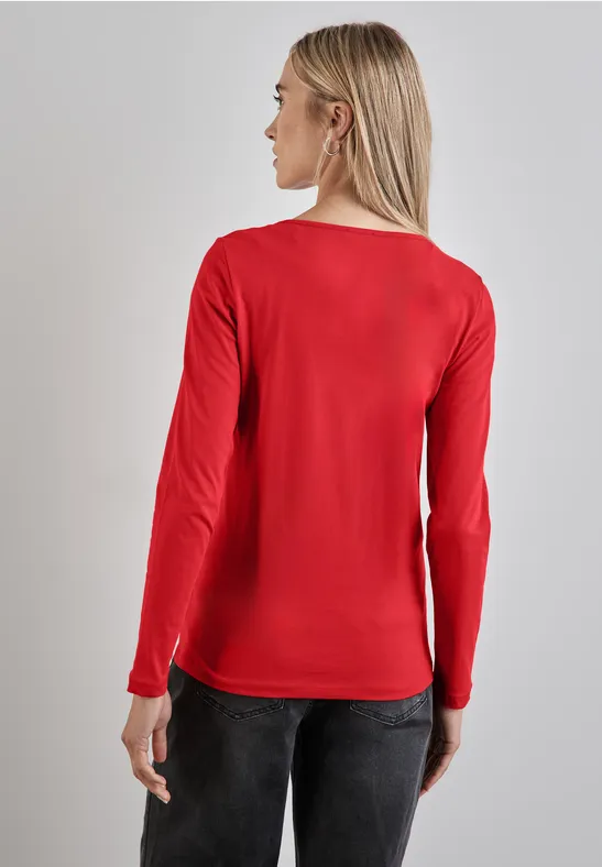 Street One Basic Langarmshirt Sonderangebot