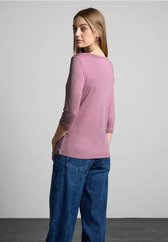 Street One Basic T-Shirt mit 3/4 Arm - Style PANIA Günstig kaufen