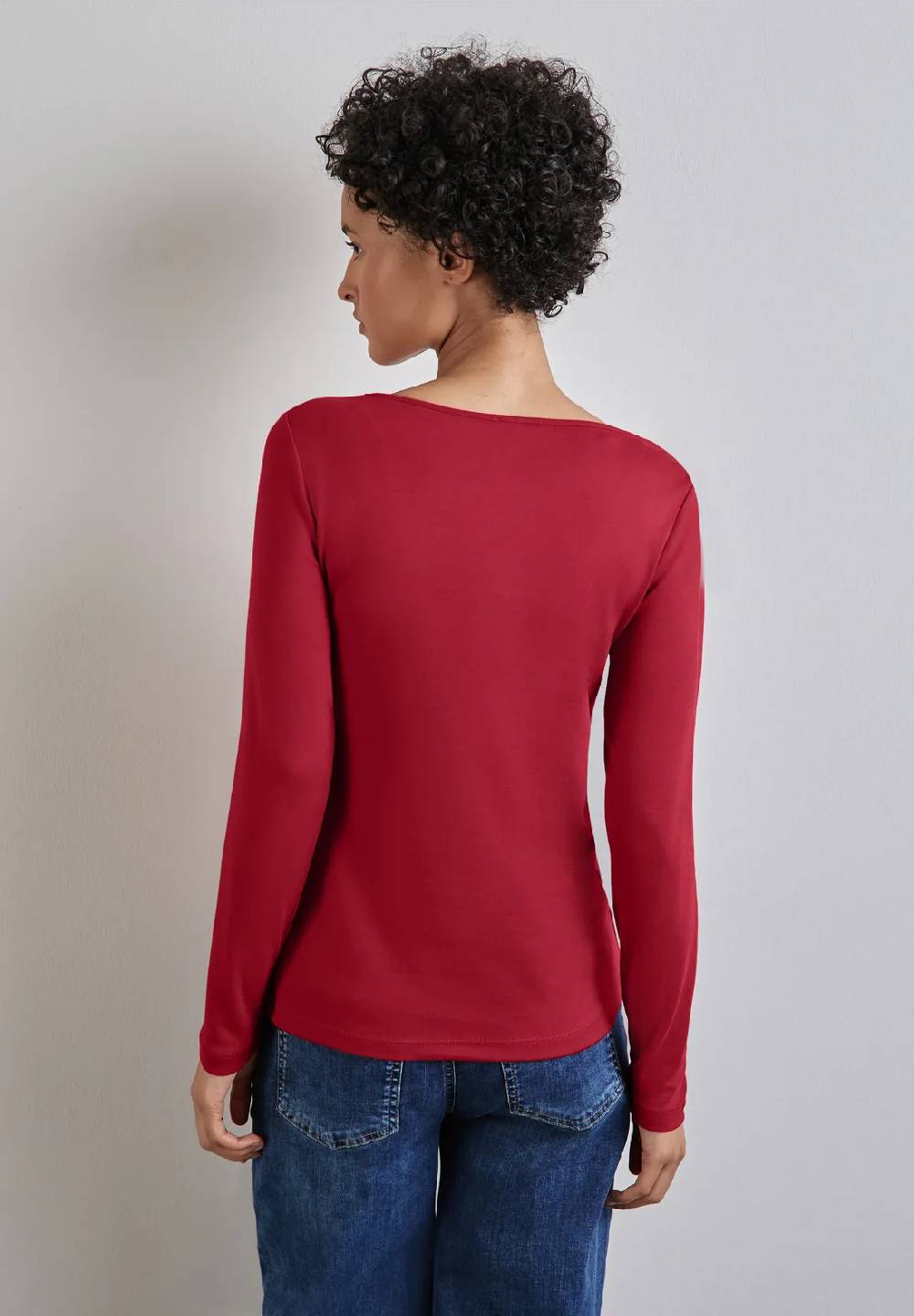 Street One Shirt mit U-Boot-Ausschnitt Versandkostenfrei
