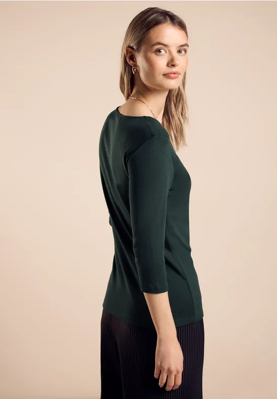 Street One Basic T-Shirt mit 3/4 Arm - Style PANIA Exklusivangebot