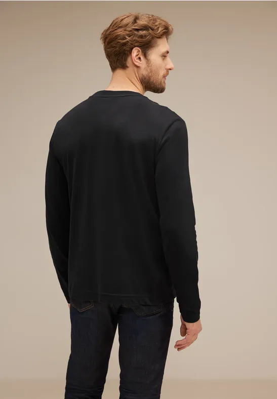 Street One Langarmshirt mit Print Weihnachtsangebot