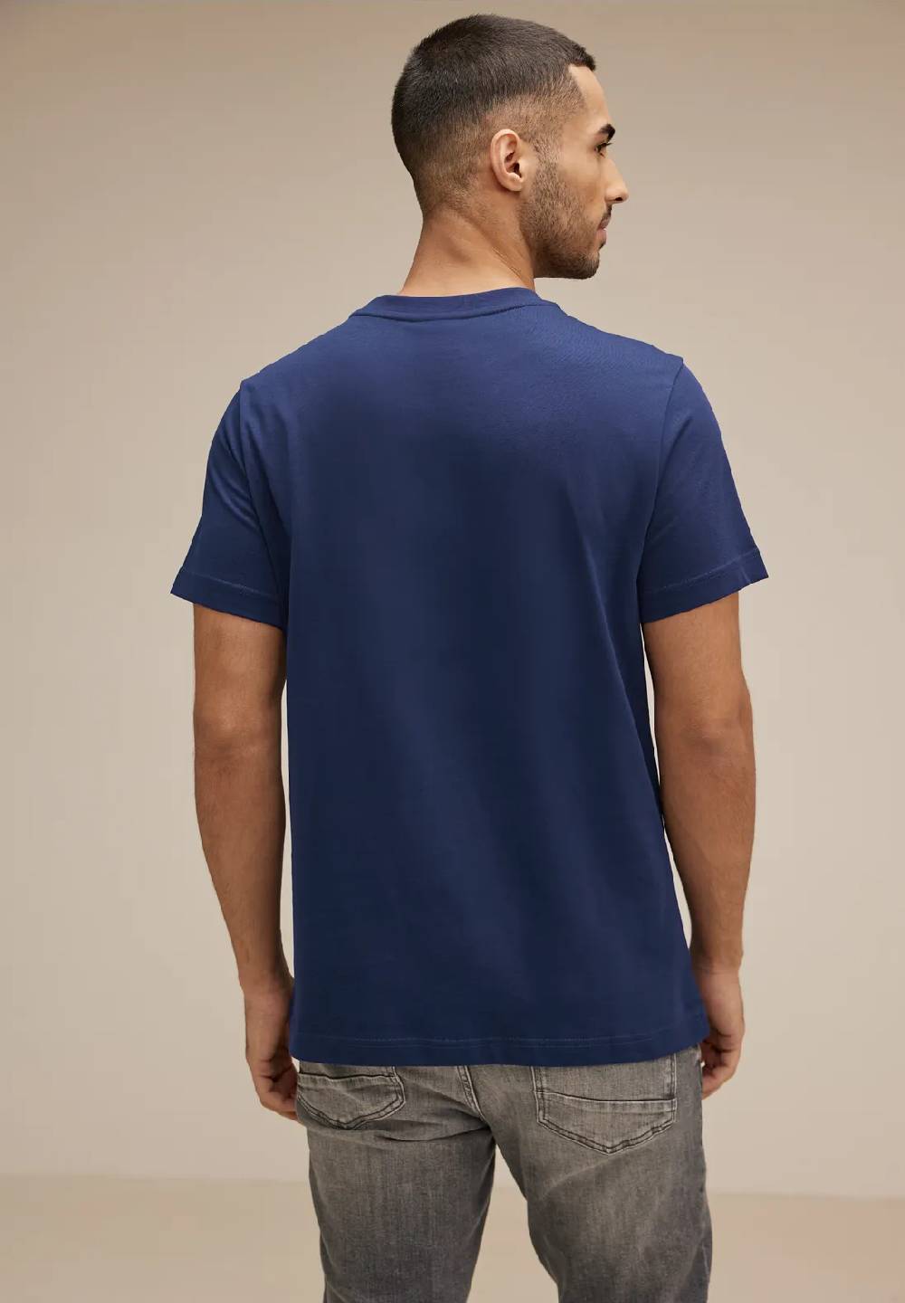Street One Basic T-Shirt in Unifarbe Neuheiten