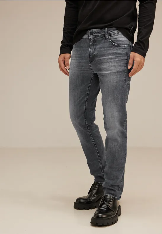 Street One Graue Regular Fit Jeans - Style PLAYER Tägliche Deals