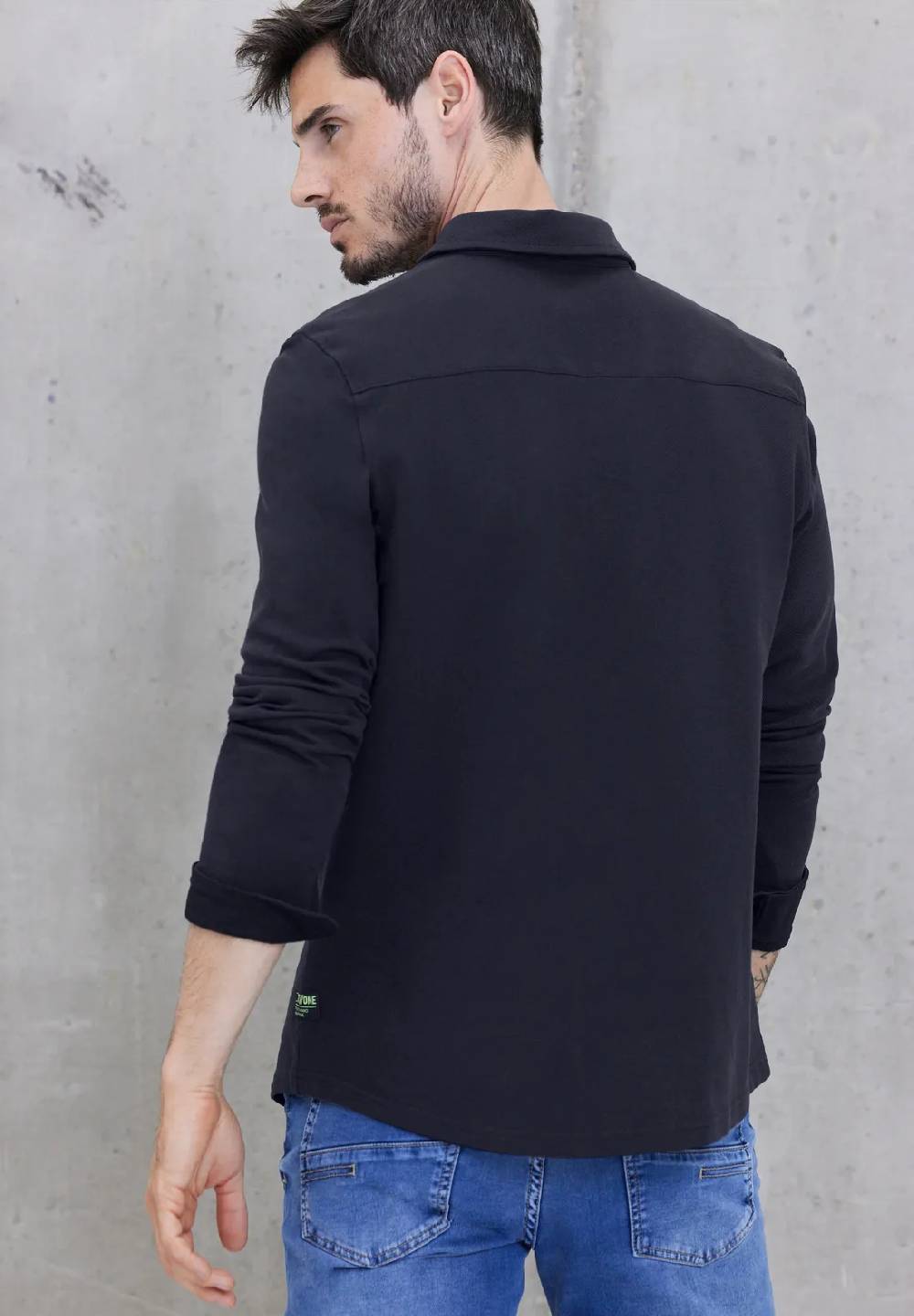 Street One Piqué Langarmhemd Kostenlose Rückgabe