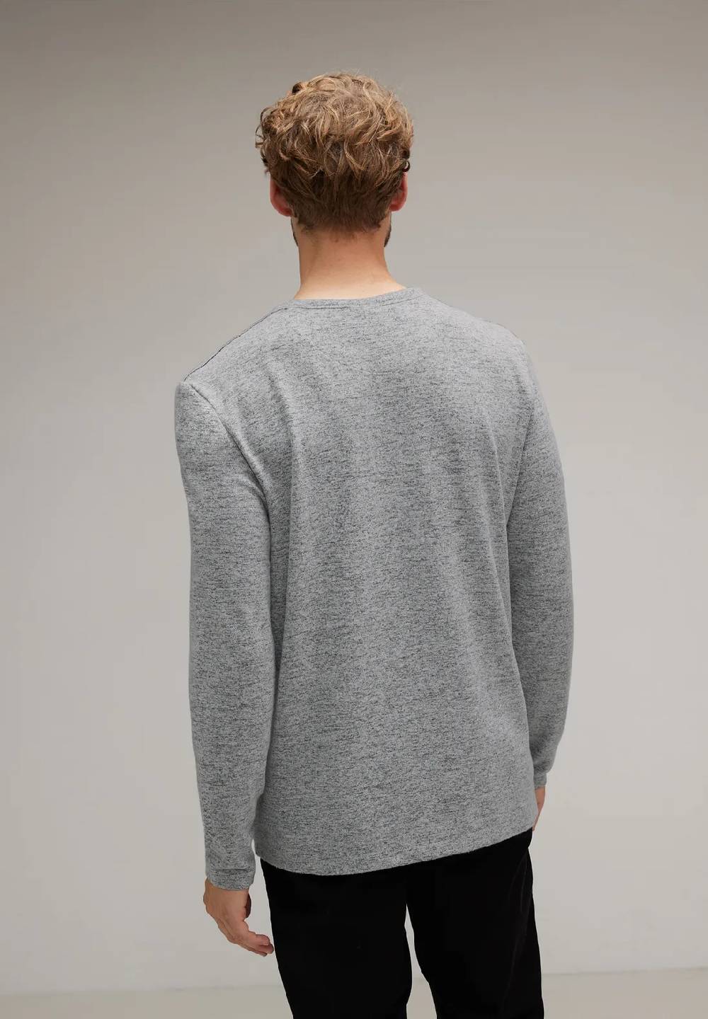 Street One Softes Melange Langarmshirt Letzter Tag
