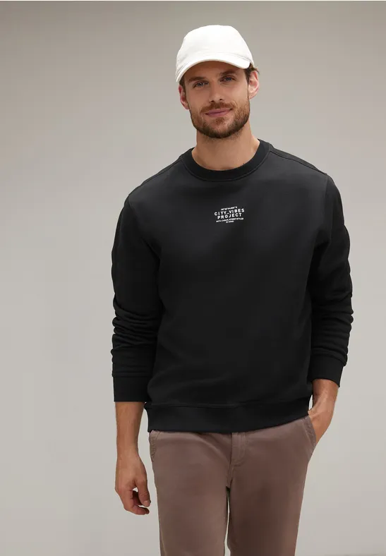 Street One Pullover mit Wording Zeitbegrenzte Promotion
