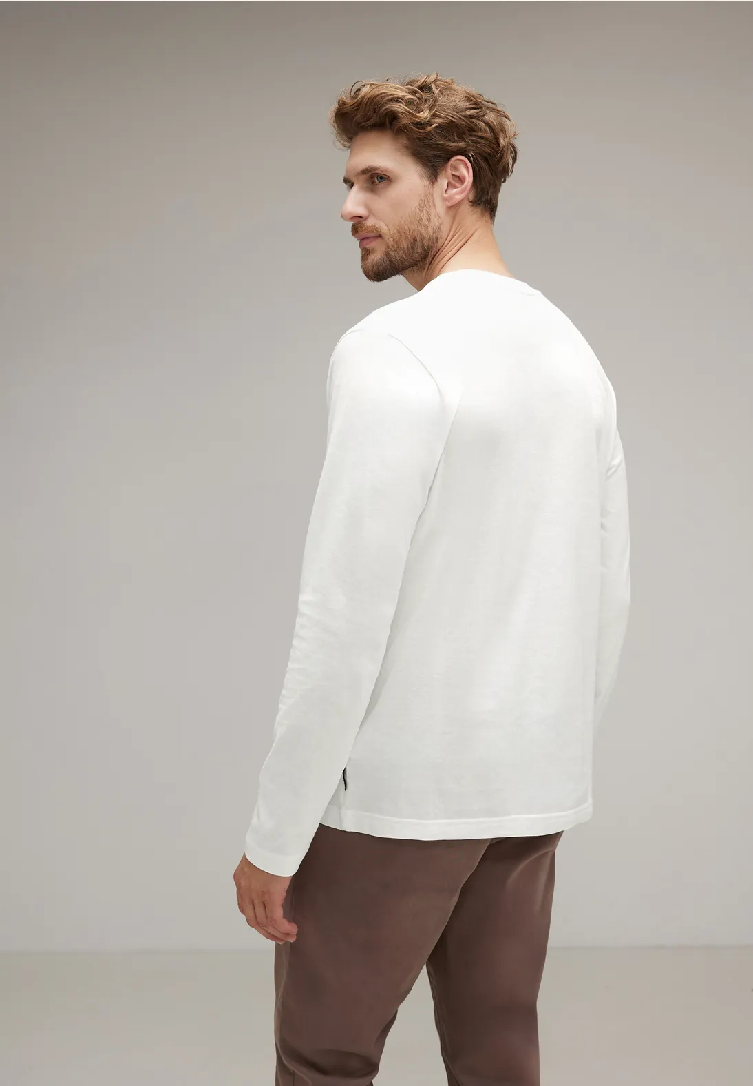 Street One Langarmshirt mit Brustprint Sonderangebot der Fabrik