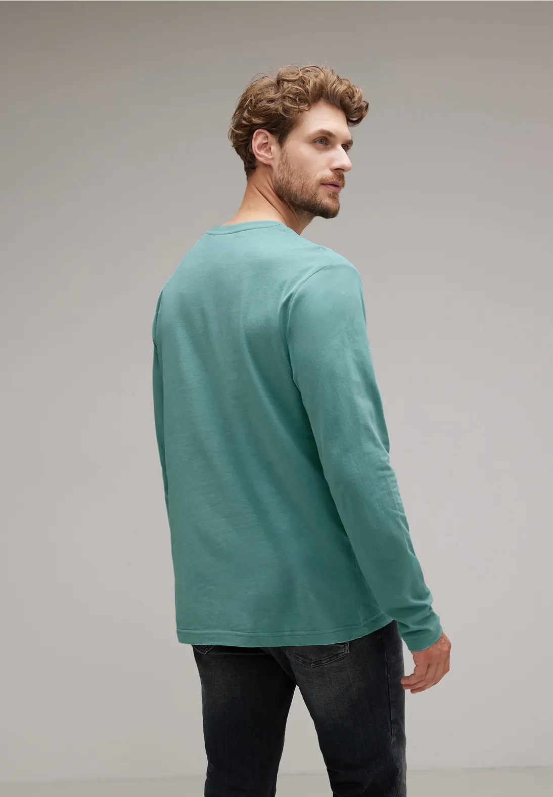 Street One Langarmshirt mit Brustprint Vierteljährliche Förderung
